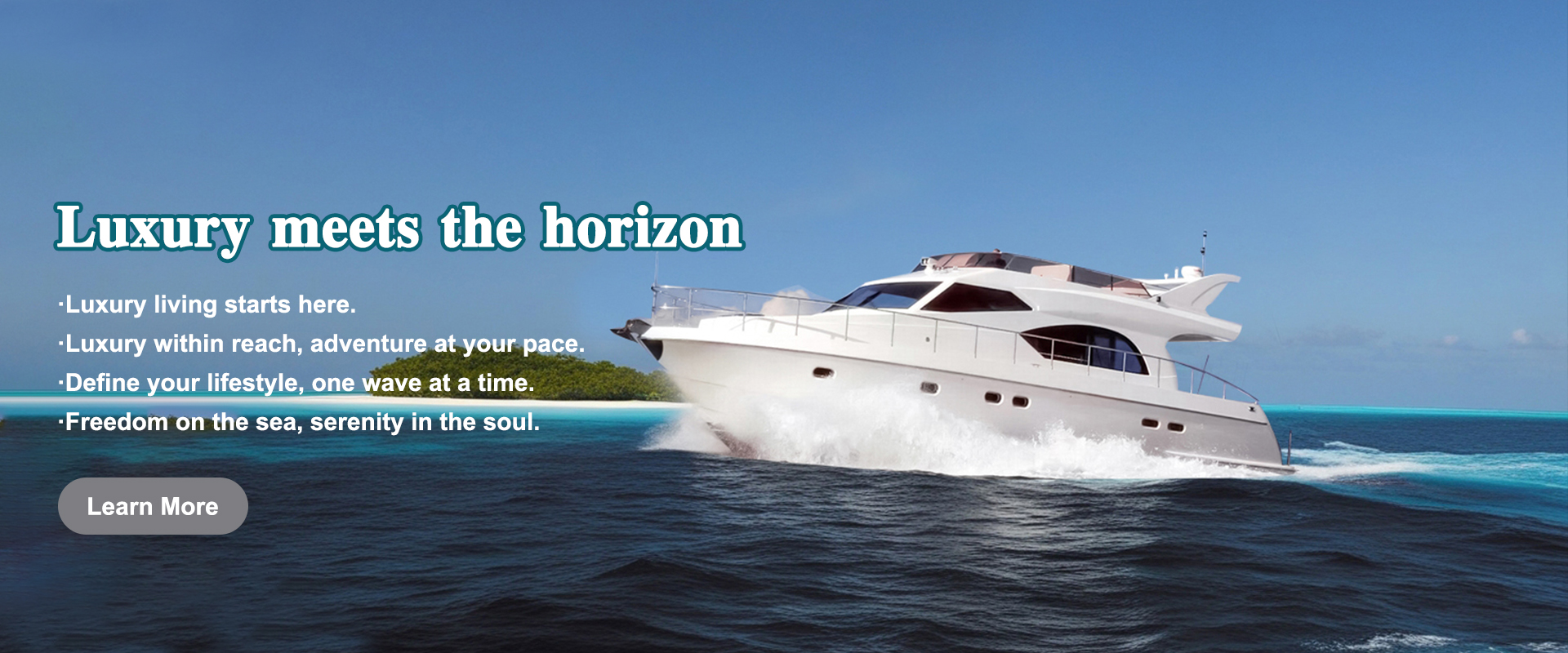 luxury meets the horizon